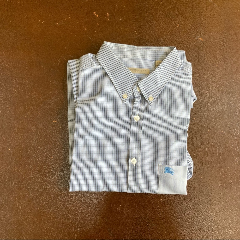 Burberry Brit Blue Checkered Shirt